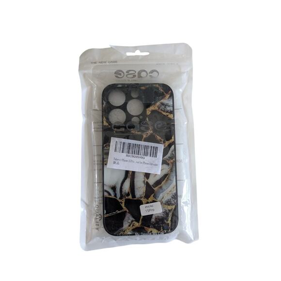 Marble Printed ShockProof Silicone Case For iPhone 15 Pro Max - Picture 7 of 8